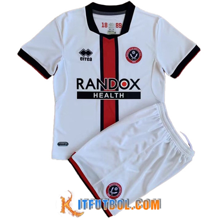 Nueva Camisetas De Futbol Sheffield United Ninos Segunda 2022/2023