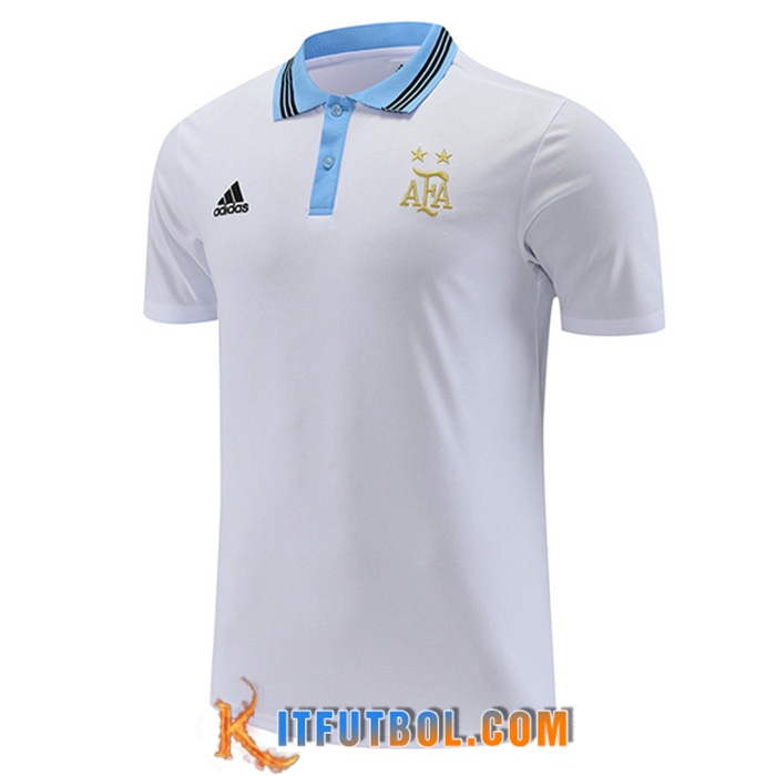 Camiseta Polo Argentin Blanco 2022/2023