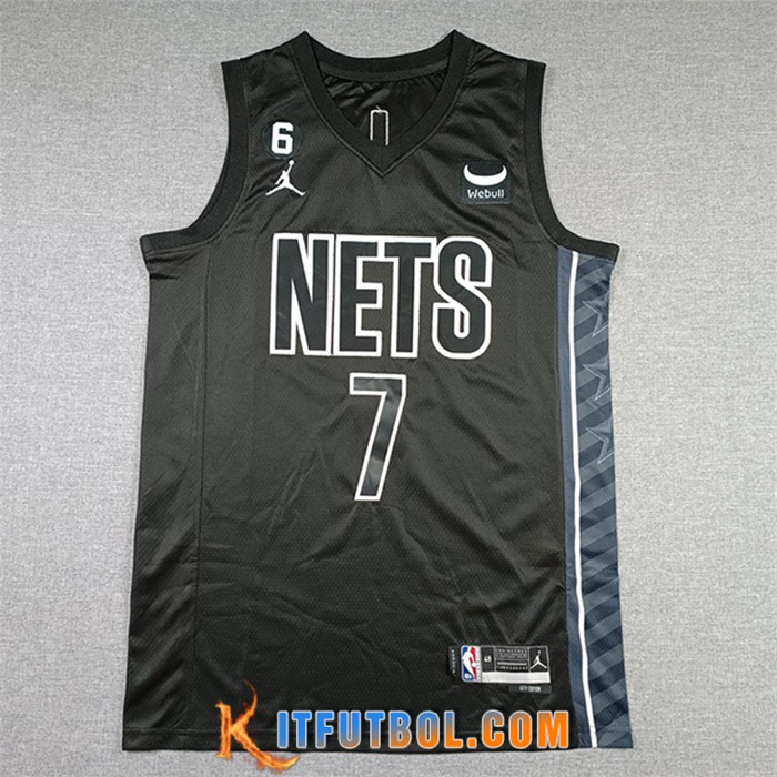 Camisetas Brooklyn Nets (TATUM #7) 2022/23 Negro
