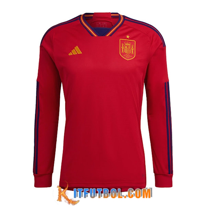 Nueva Camiseta Equipo Nacional España Primera Manga Larga 2022/2023