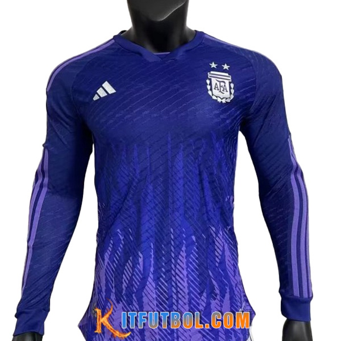 Nueva Camiseta Equipo Nacional Argentina Segunda Manga Larga 2022/2023