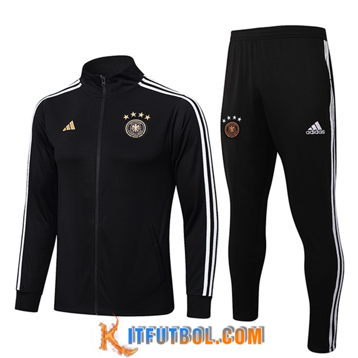 Chandal Equipos De Futbol - Chaqueta Alemania Negro 2022/2023