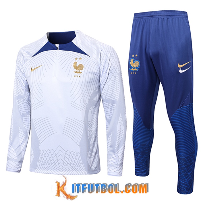 Chandal Equipos De Futbol Francia Blanco 2022/2023