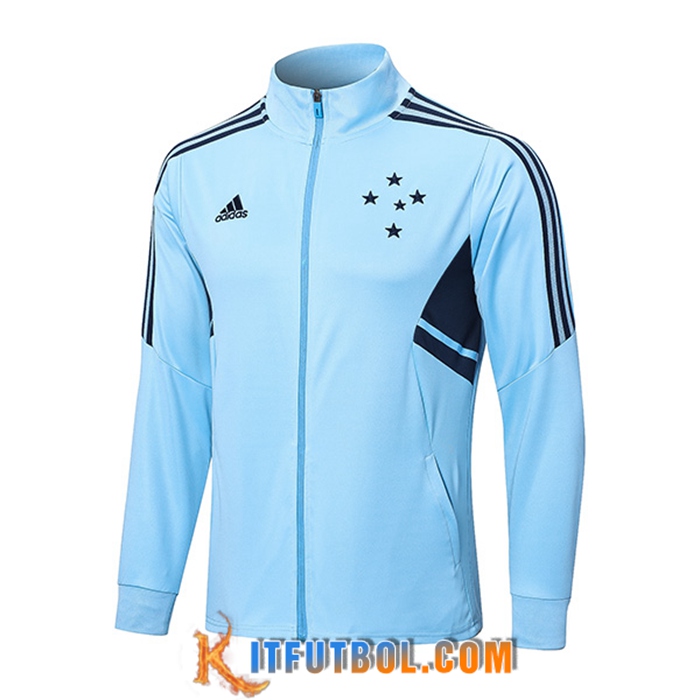 Chaquetas Futbol Cruzeiro EC Azul Claro 2022/2023