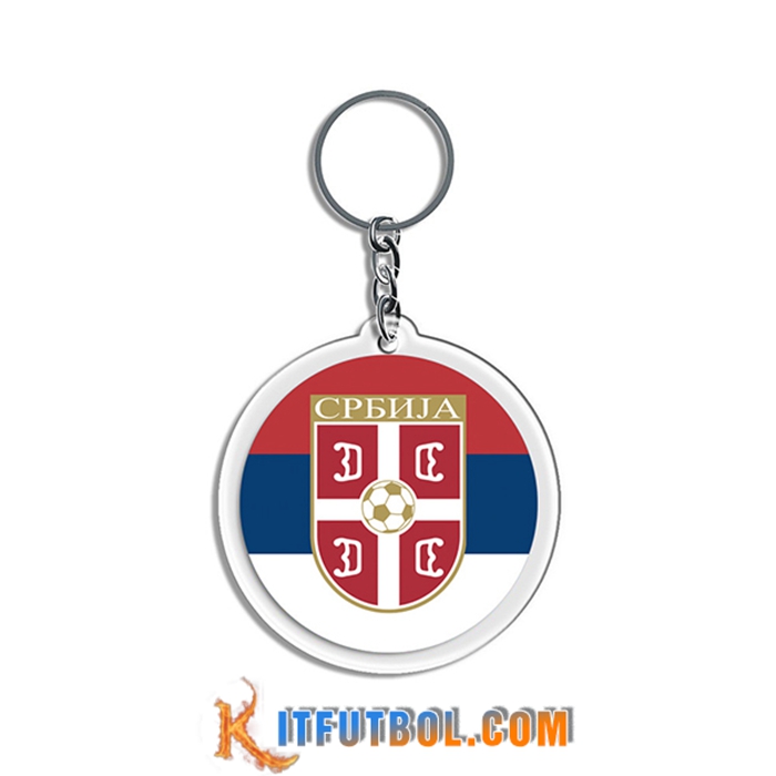 Nueva Titular de la clave Arrondir Copa Del Mundo 2022 Serbia Rojo/Blanco/Azul