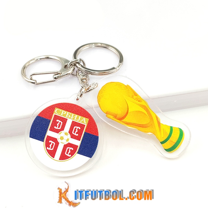 Nueva Titular de la clave Arrondir Copa Del Mundo 2022 + Serbia Rojo/Blanco/Azul