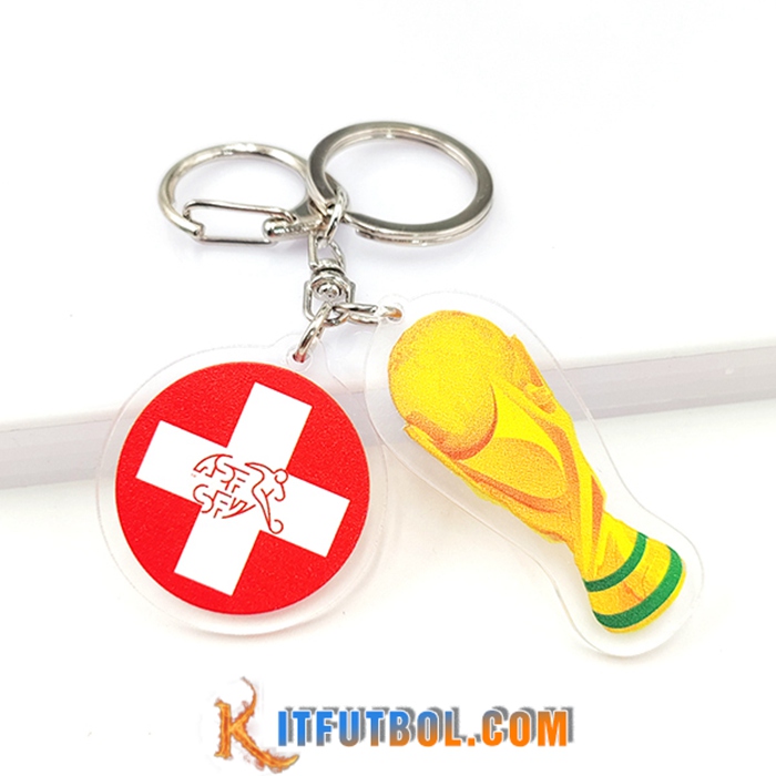 Nueva Titular de la clave Arrondir Copa Del Mundo 2022 + Suiza Rojo/Blanco