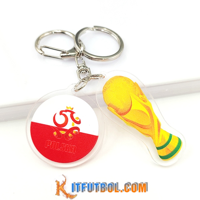 Nueva Titular de la clave Arrondir Copa Del Mundo 2022 + Polonia Blanco/Rojo
