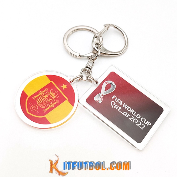 Nouvelle Titular de la clave Copa Del Mundo 2022 España Amarillo/Rojo