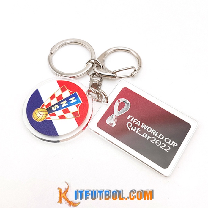 Nouvelle Titular de la clave Copa Del Mundo 2022 Croacia Rojo/Blanco/Azul