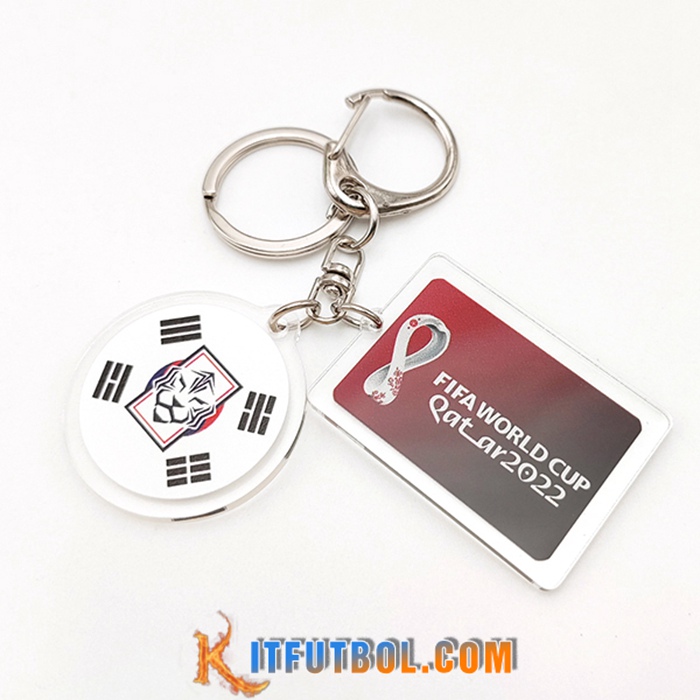 Nouvelle Titular de la clave Copa Del Mundo 2022 Corea Blanco