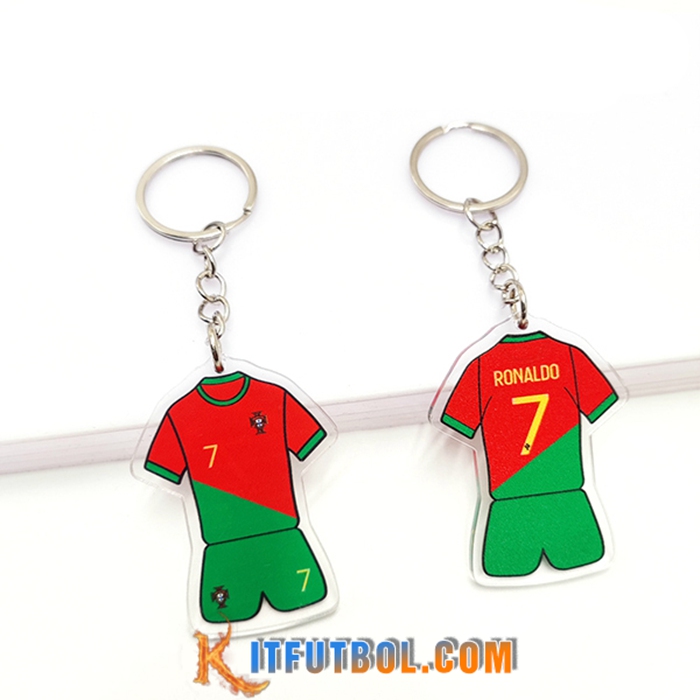 Nueva Titular de la clave Copa Del Mundo 2022 Portugal (RONALDO) Rojo/Verde