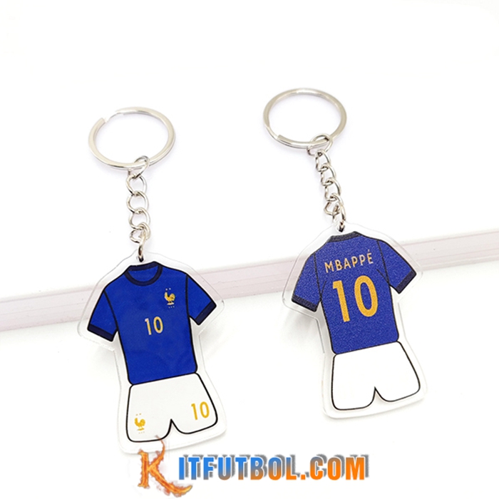 Nueva Titular de la clave Copa Del Mundo 2022 Francia (MBAPPÉ) Azul