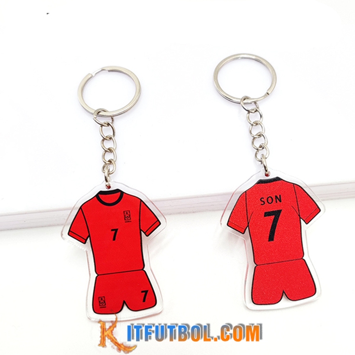 Nueva Titular de la clave Copa Del Mundo 2022 Corea (SON) Rojo
