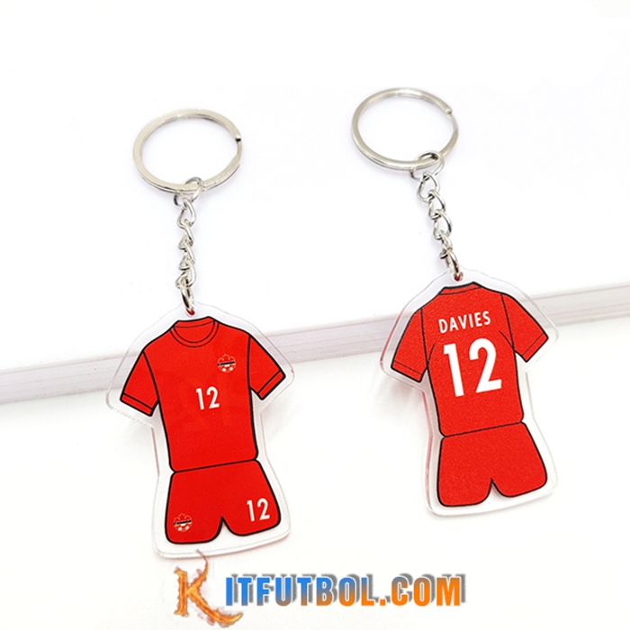 Nueva Titular de la clave Copa Del Mundo 2022 Canada (DAVIES) Rojo