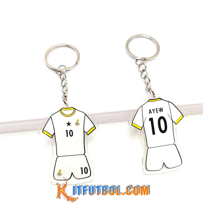 Nueva Titular de la clave Copa Del Mundo 2022 Ghana (AYEW) Blanco