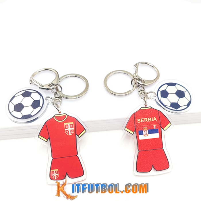 Nueva Titular de la clave futbol Copa Del Mundo 2022 Serbia Rojo