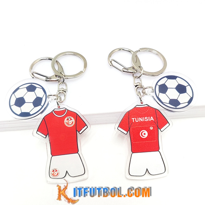 Nueva Titular de la clave futbol Copa Del Mundo 2022 Túnez Rojo