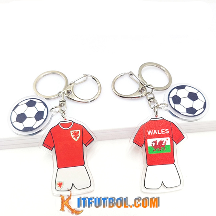 Nueva Titular de la clave futbol Copa Del Mundo 2022 Gales Rojo