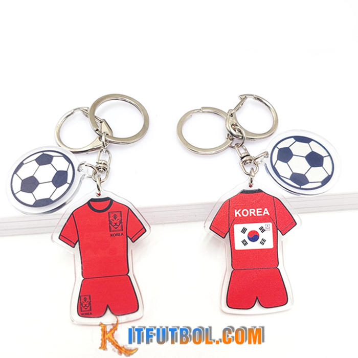 Nueva Titular de la clave futbol Copa Del Mundo 2022 Corea Rojo
