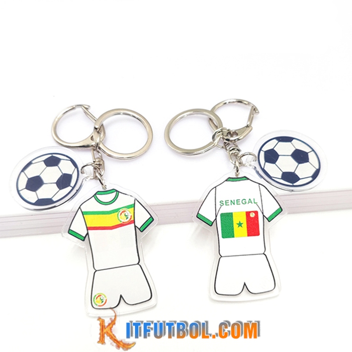 Nueva Titular de la clave futbol Copa Del Mundo 2022 Senegal Blanco