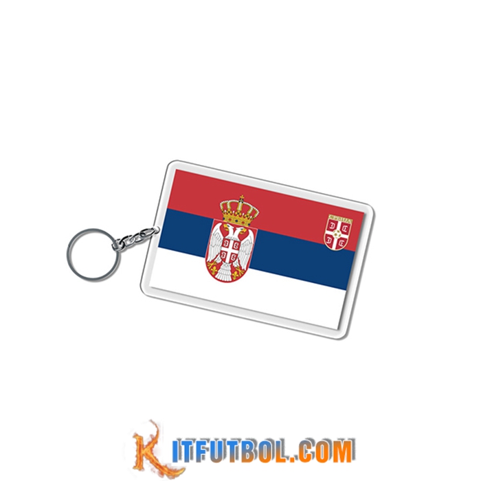 Nueva Titular de la clave Carré Copa Del Mundo 2022 Serbia Rojo/Blanco/Azul