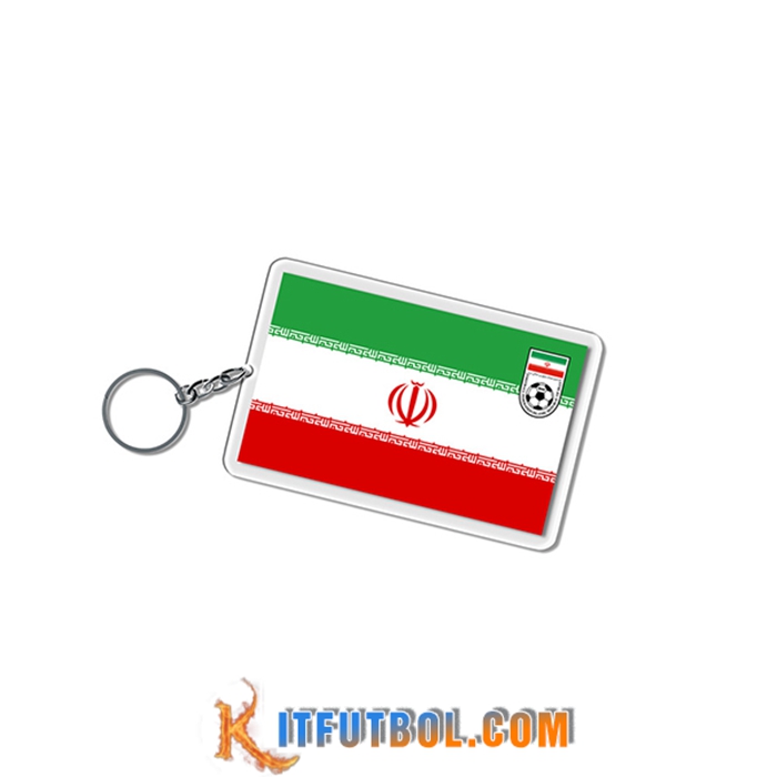 Nueva Titular de la clave Carré Copa Del Mundo 2022 L'Iran Verde/Blanco/Rojo