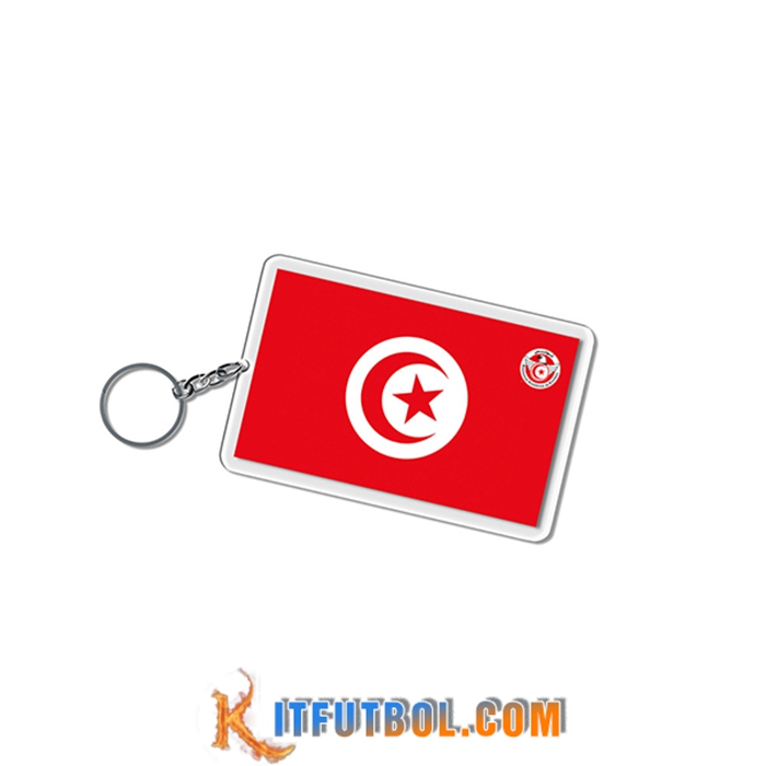 Nueva Titular de la clave Carré Copa Del Mundo 2022 Túnez Rojo/Blanco