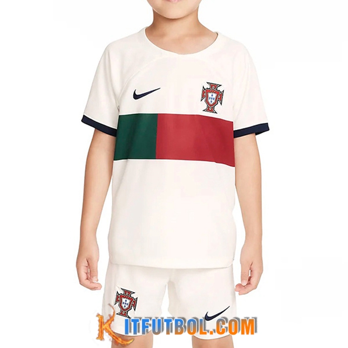 Camisetas De Futbol Portugal Ninos Segunda Copa Del Mundo 2022