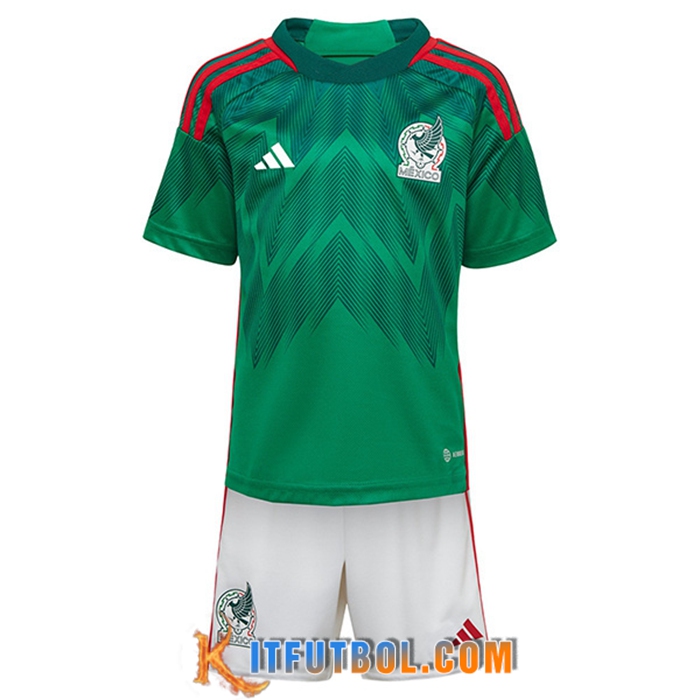 Camisetas De Futbol México Ninos Primera Copa Del Mundo 2022