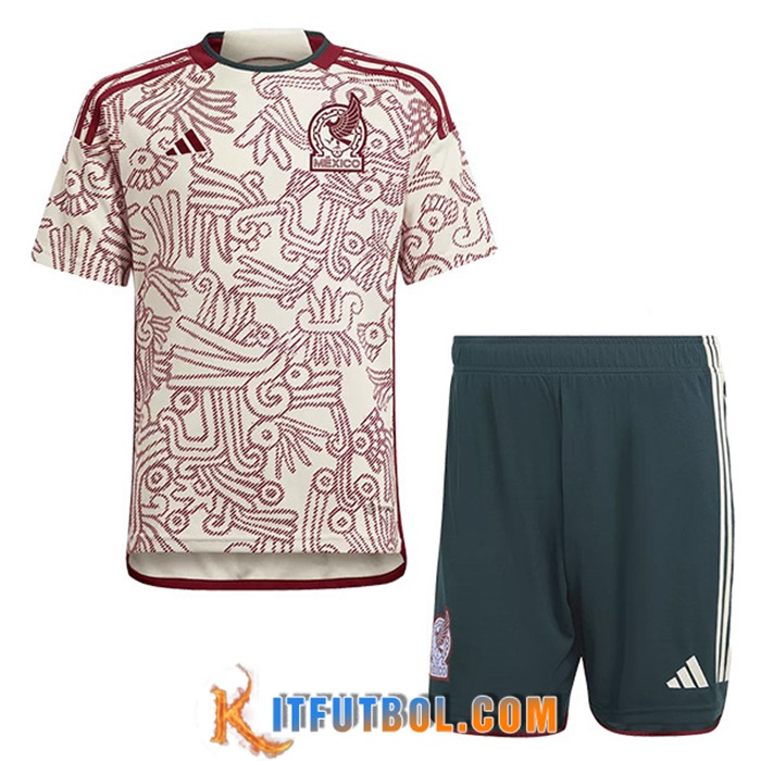Camisetas De Futbol México Ninos Segunda Copa Del Mundo 2022