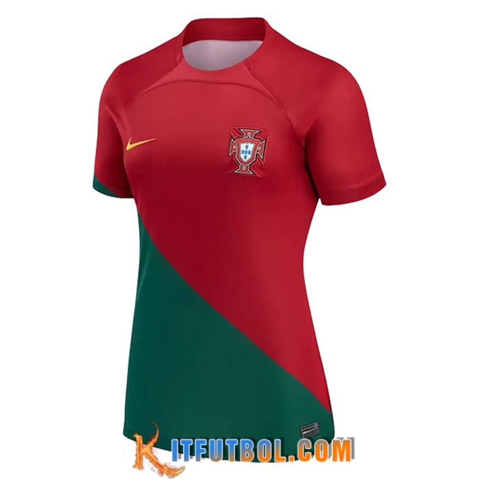 Camisetas De Futbol Portugal Mujer Primera Copa Del Mundo 2022