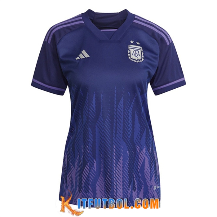 Camisetas De Futbol Argentina Mujer Segunda Copa Del Mundo 2022