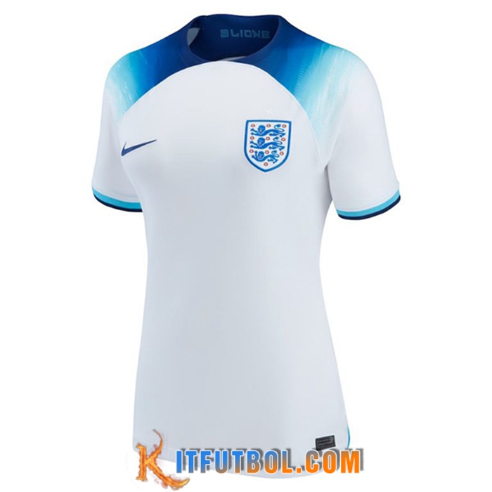 Camisetas De Futbol Inglaterra Mujer Primera Copa Del Mundo 2022