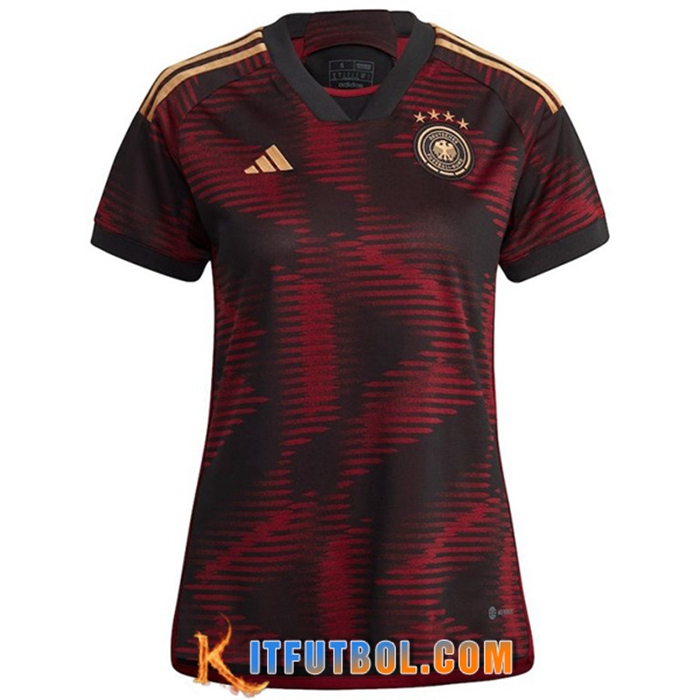 Camisetas De Futbol Alemania Mujer Segunda Copa Del Mundo 2022