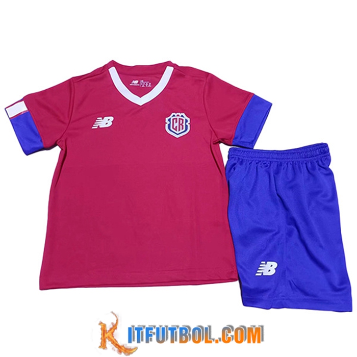 Nueva Camisetas De Futbol Costa Rica Ninos Primera 2022/2023