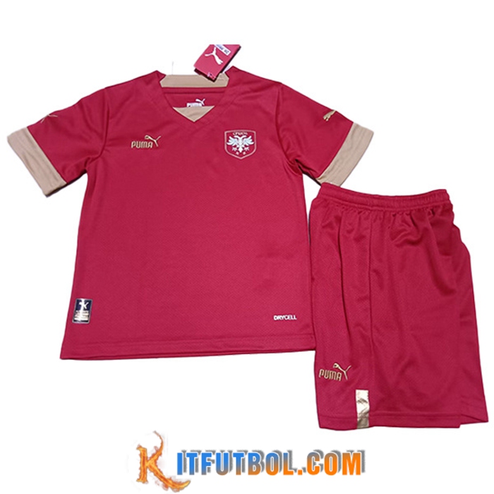 Nueva Camisetas De Futbol Serbia Ninos Primera 2022/2023