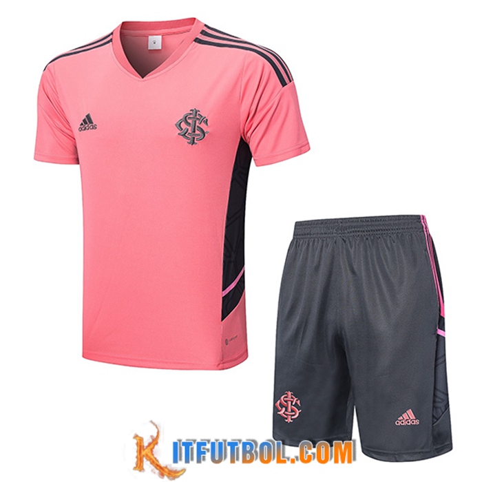 Camiseta Entrenamiento + Cortos Brasil Rosa 2022/2023