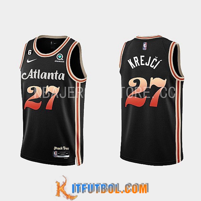 Camisetas Atlanta Hawks (KREJCI #27) 2022/23 Negro