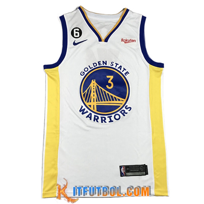 Camisetas Golden State Warriors (POOLE #3) 2022/23 Blanco