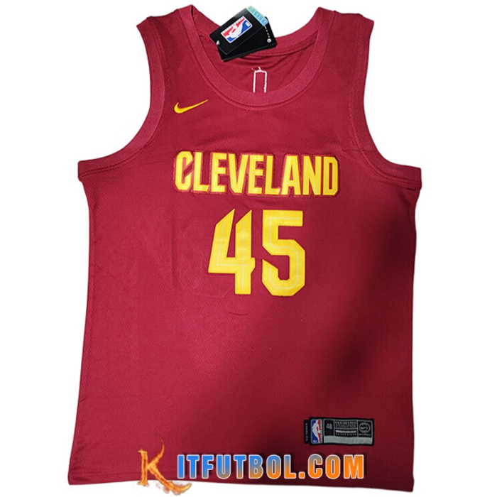 Camisetas Cleveland Cavaliers (MITCHELL #45) 2022/23 Rojo