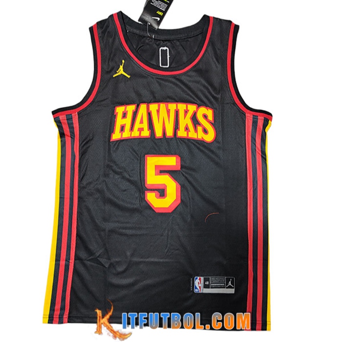 Camisetas Atlanta Hawks (MURRAY #5) 2022/23 Negro