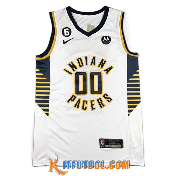 Camisetas Indiana Pacers (MATHURIN #00) 2022/23 Blanco