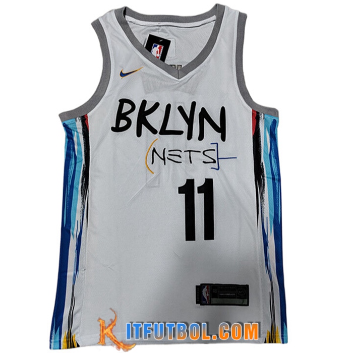 Camisetas Brooklyn Nets (IRVING #11) 2022/23 Blanco