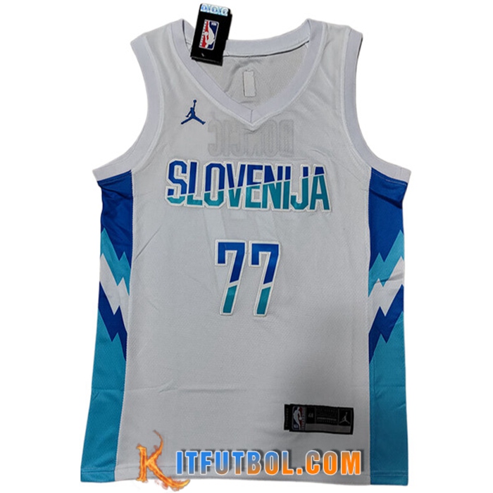 Camisetas Dallas Mavericks (DONČIĆ #77) 2022/23 Rojo