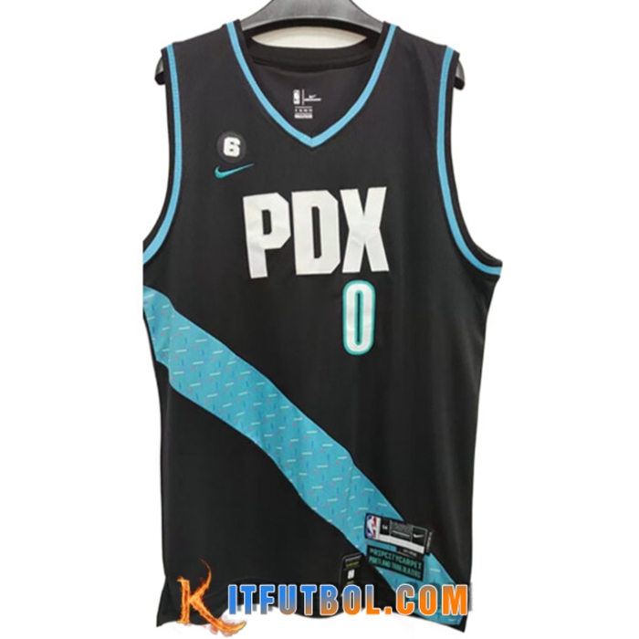 Camisetas Portland Trail Blazers (LILLARD #0) 2022/23 Rojo