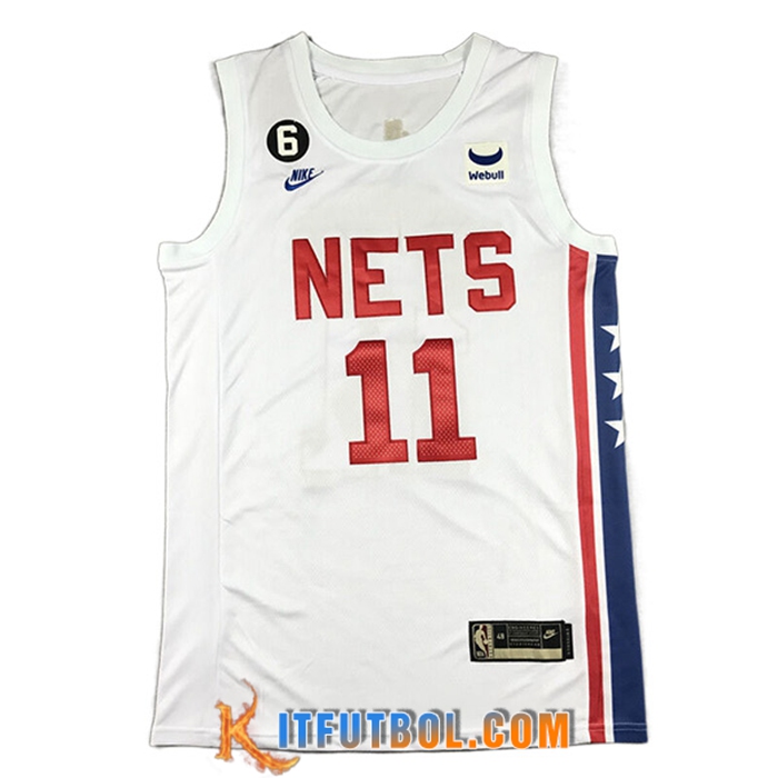 Camisetas Brooklyn Nets (IRVING #11) 2022/23 Blanco