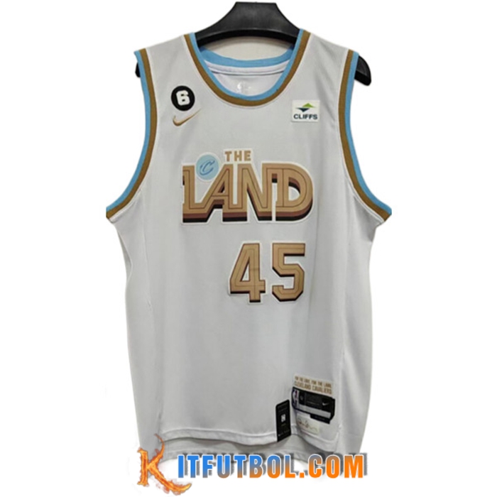 Camisetas Cleveland Cavaliers (MITCHELL #45) 2022/23 Blanco