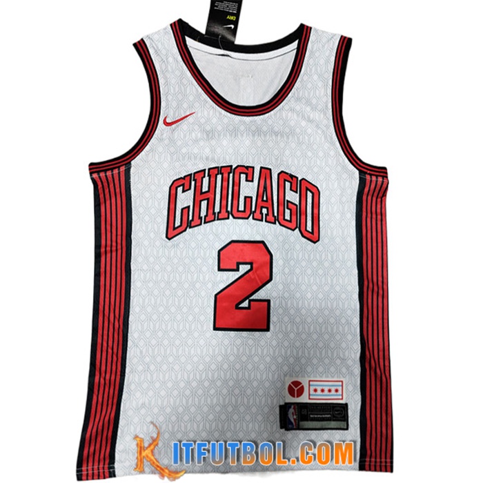 Camisetas Chicago Bulls (BALL #7) 2022/23 Blanco