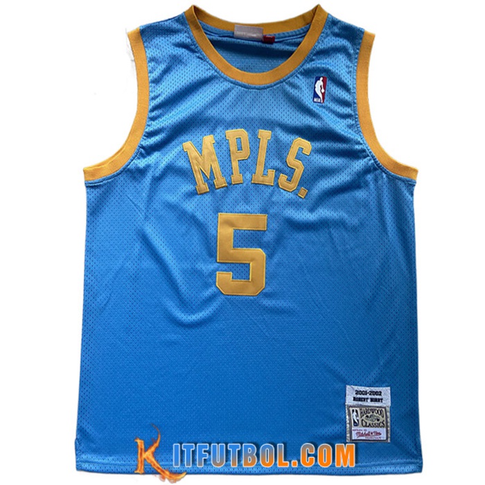 Camisetas Los Angeles Lakers (BRYANT #5) 2022/23 Azul Claro